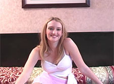 Busty Blonde Introducing herself!
